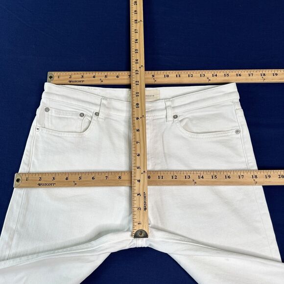 Jeanerica Women's Size 30 Autobahn Straight Relaxed Jean White AW003 - Picture 7 of 8